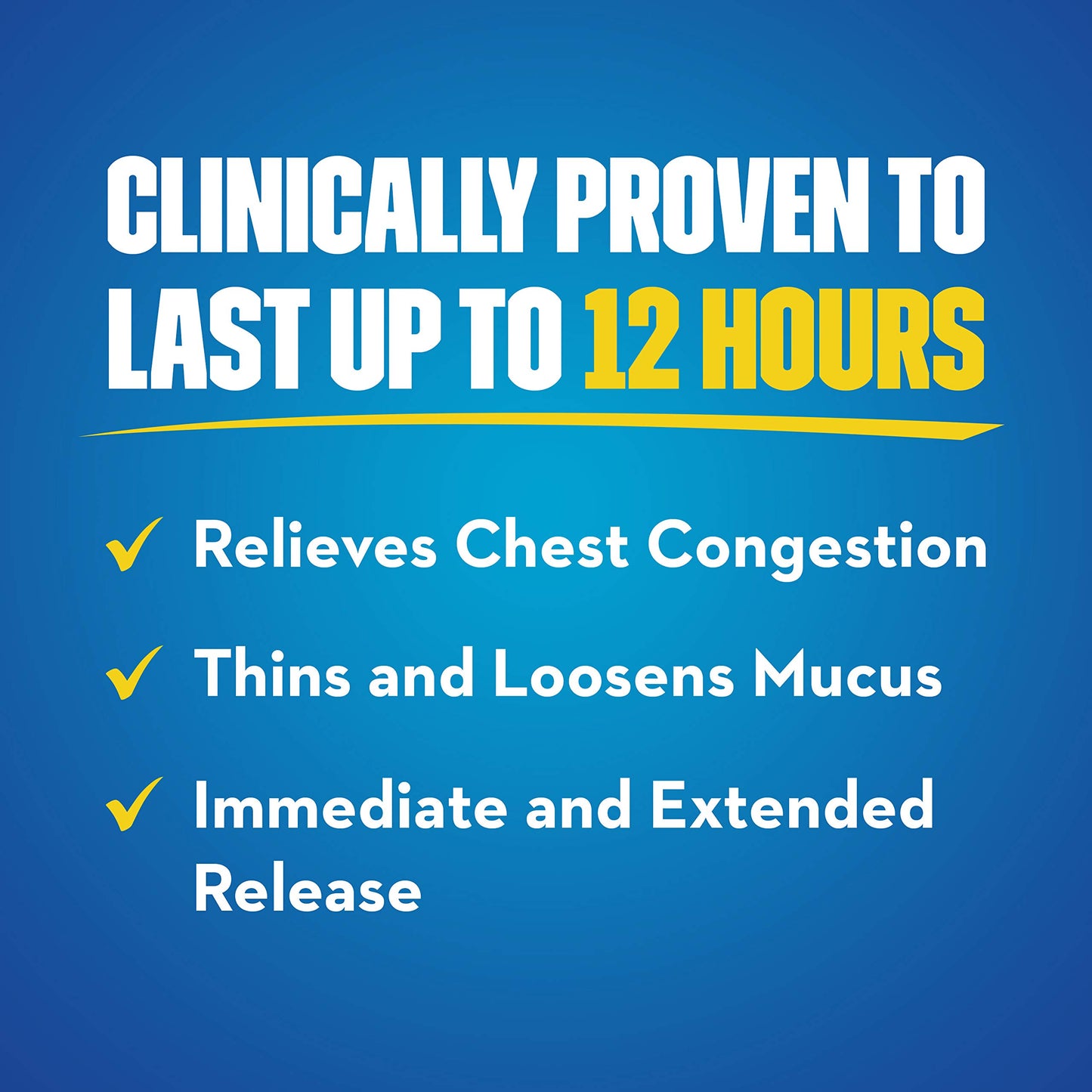 Mucinex 12-Hour Chest Congestion Expectorant Tablets, 20 Count (Pack of 10)