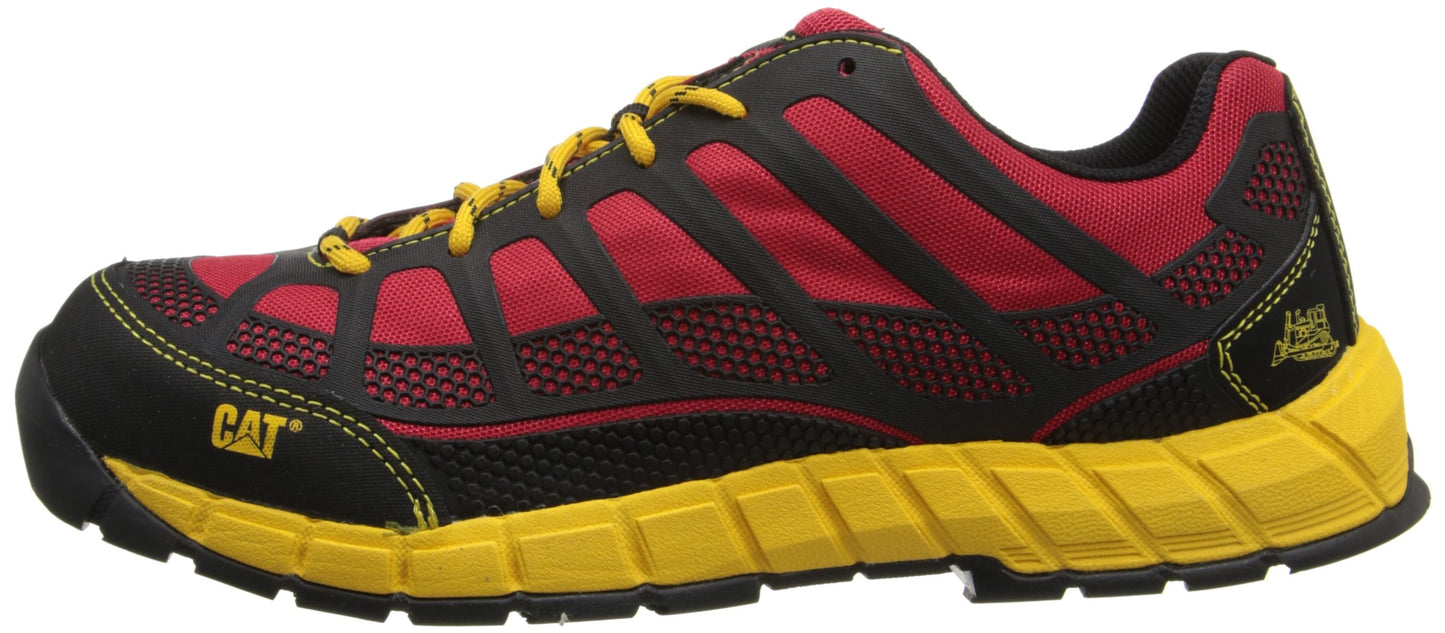 Caterpillar Men's Streamline Comp Toe-M, Red/Yellow, 8.5 M US