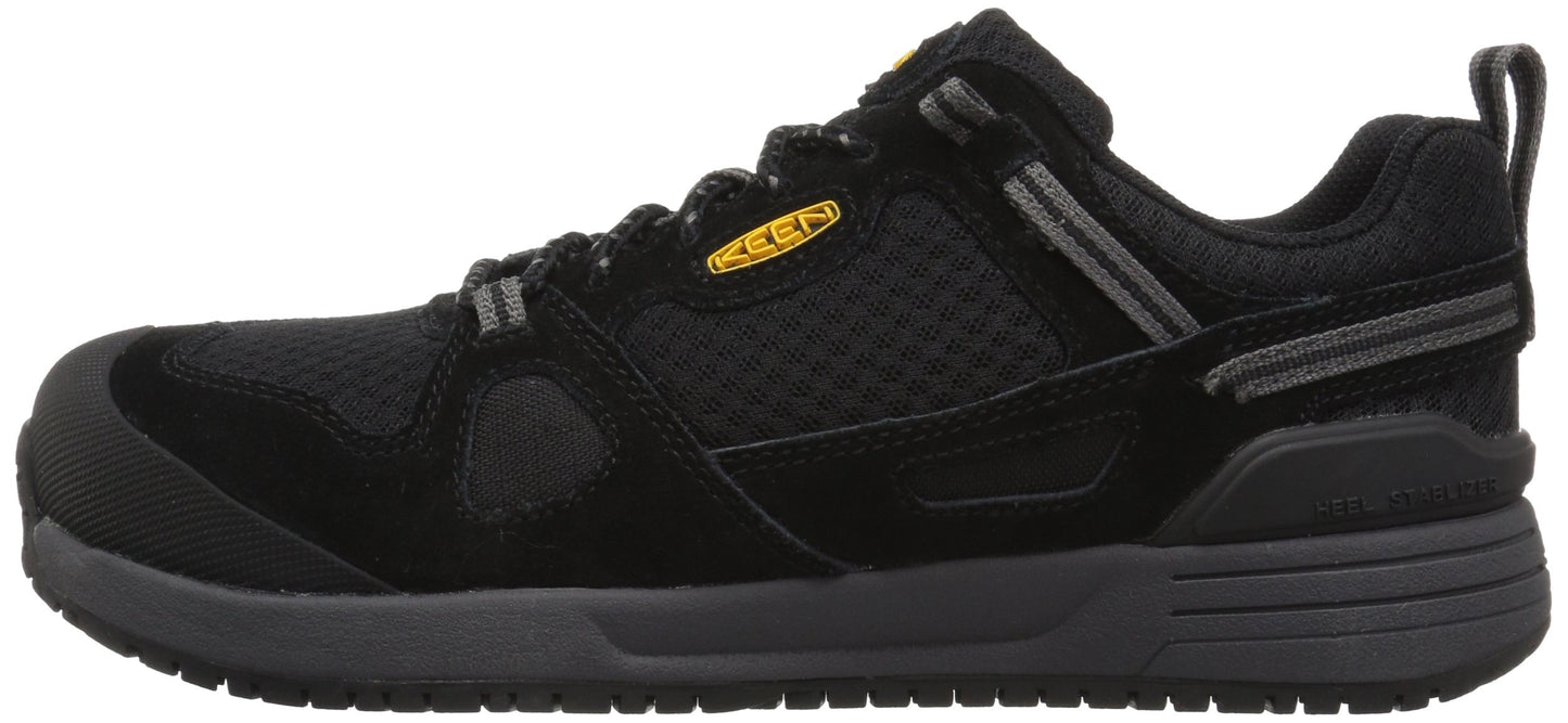 KEEN Utility Women's Springfield-w Industrial Boot, Black/Steel Grey, 9.5 M US