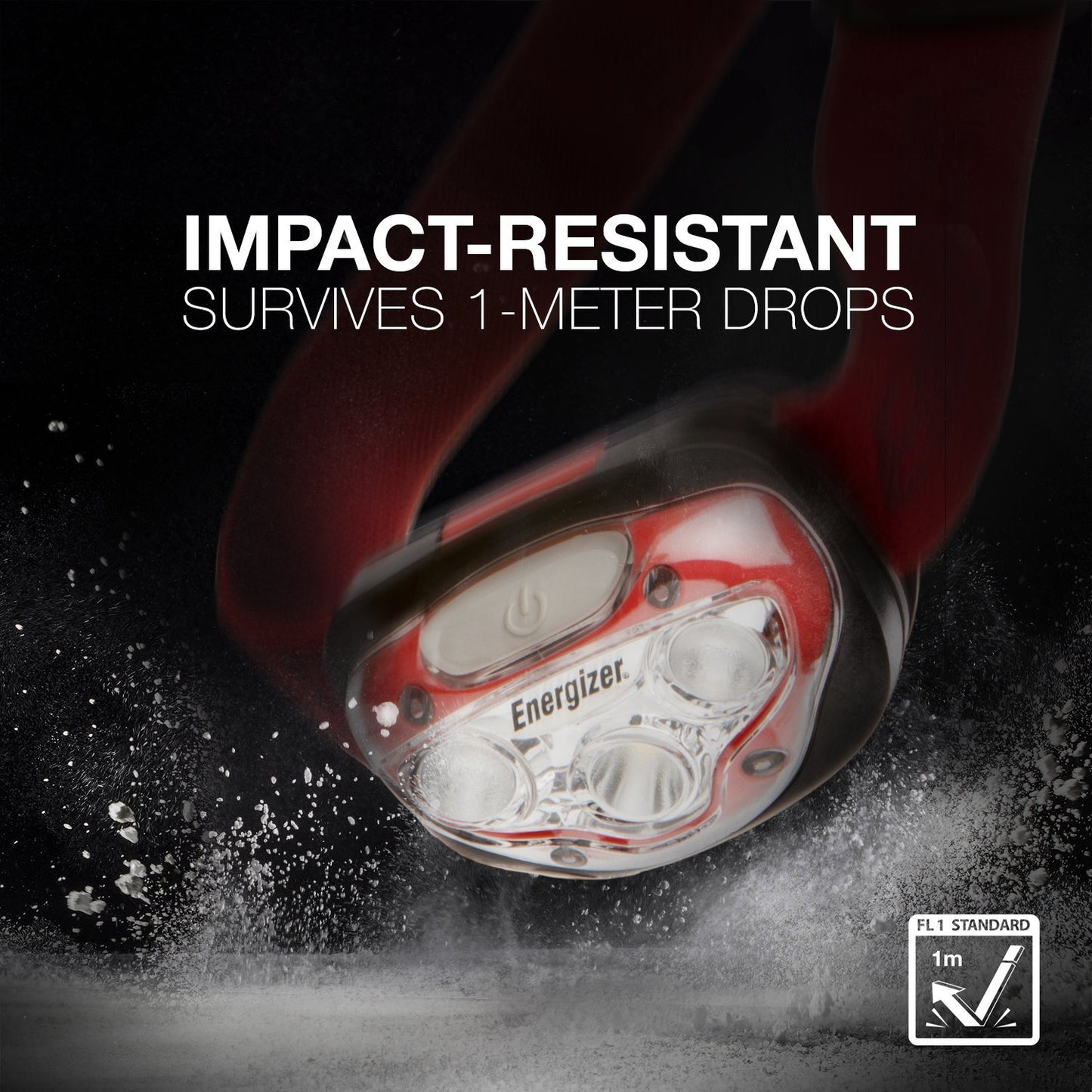 Energizer HDB32E LED Headlamp with HD Vision Optics, 3 Modes (Batteries Included)