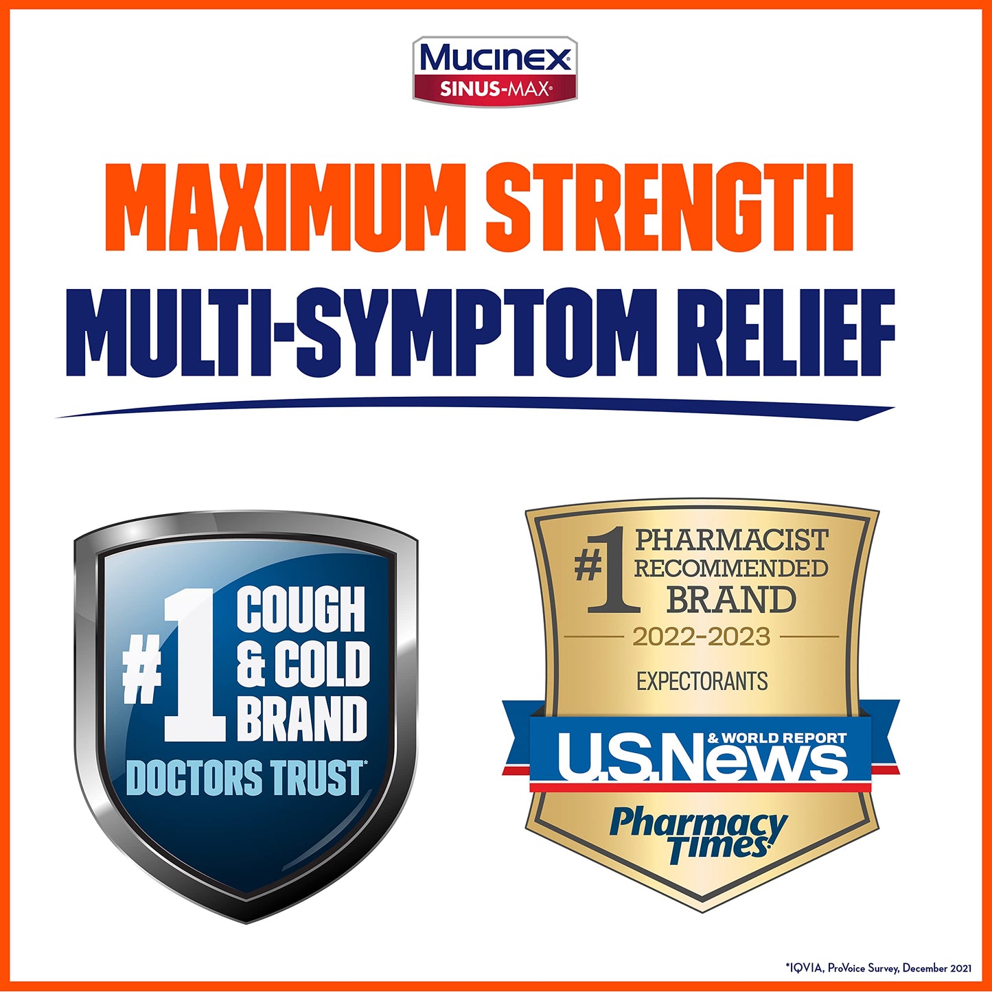 Mucinex Sinus-Max Max Strength Pressure, Pain & Cough Liquid Gels 16 EXP 5/2023