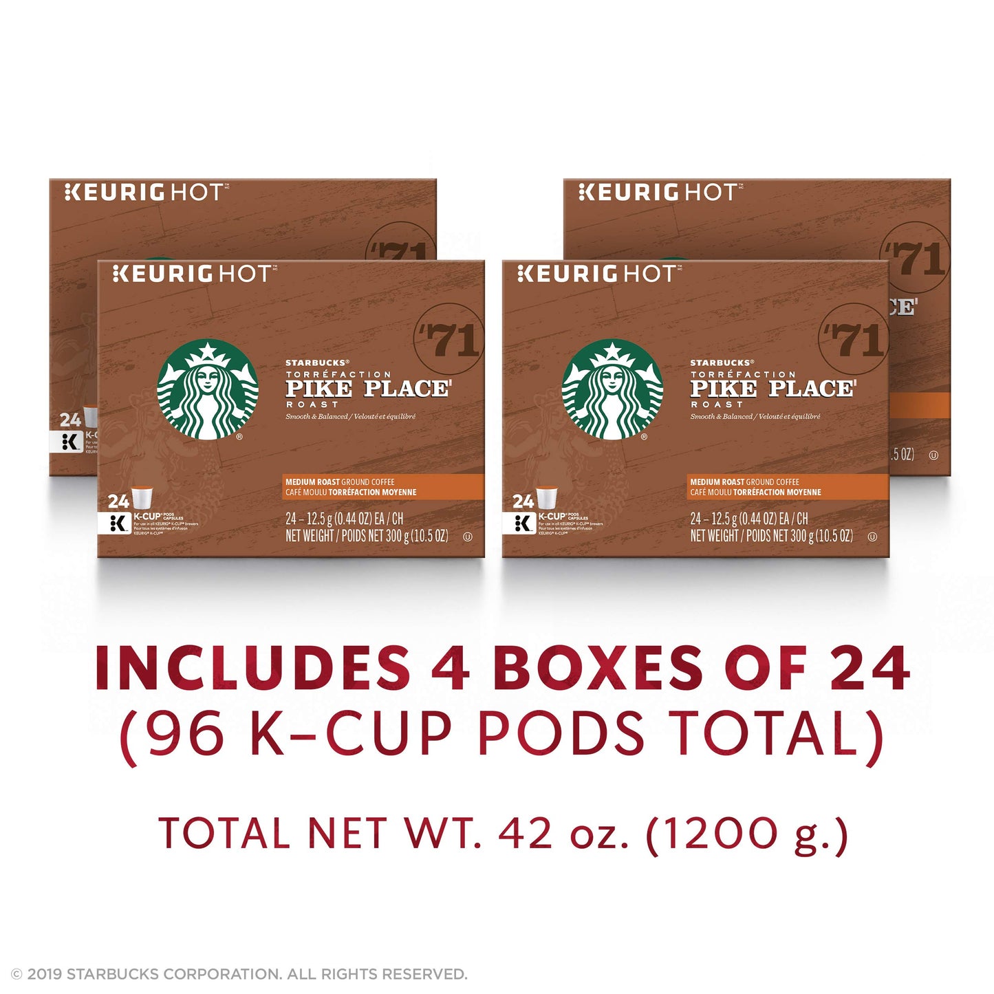 Starbucks Pike Place Roast Medium Roast Coffee Keurig BB November 2019