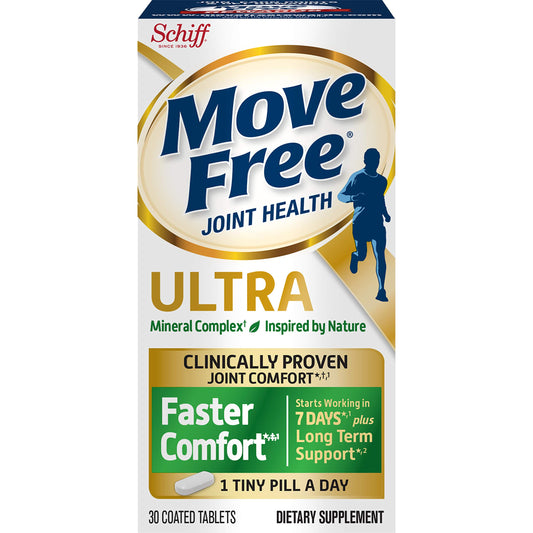 Schiff Move Free Joint Health Ultra Faster Comfort - 30 Tablets - Exp 8/2023