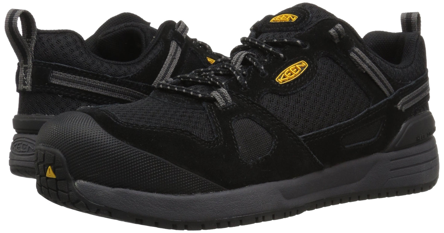 KEEN Utility Women's Springfield-w Industrial Boot, Black/Steel Grey, 9.5 M US