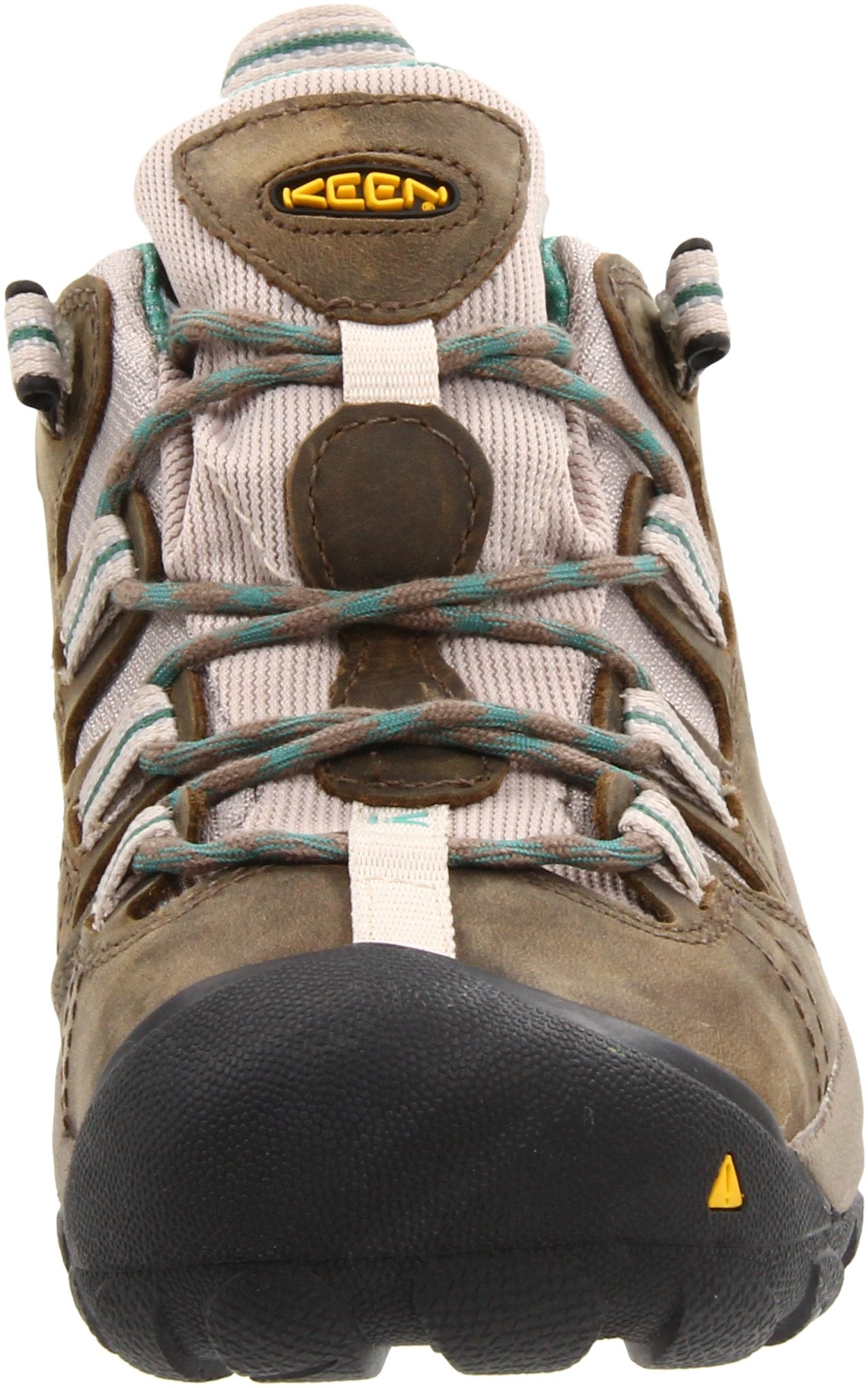 KEEN Utility Women's Detroit Low Steel Toe Work Shoe,Brindle/Deep Sea,8 W US