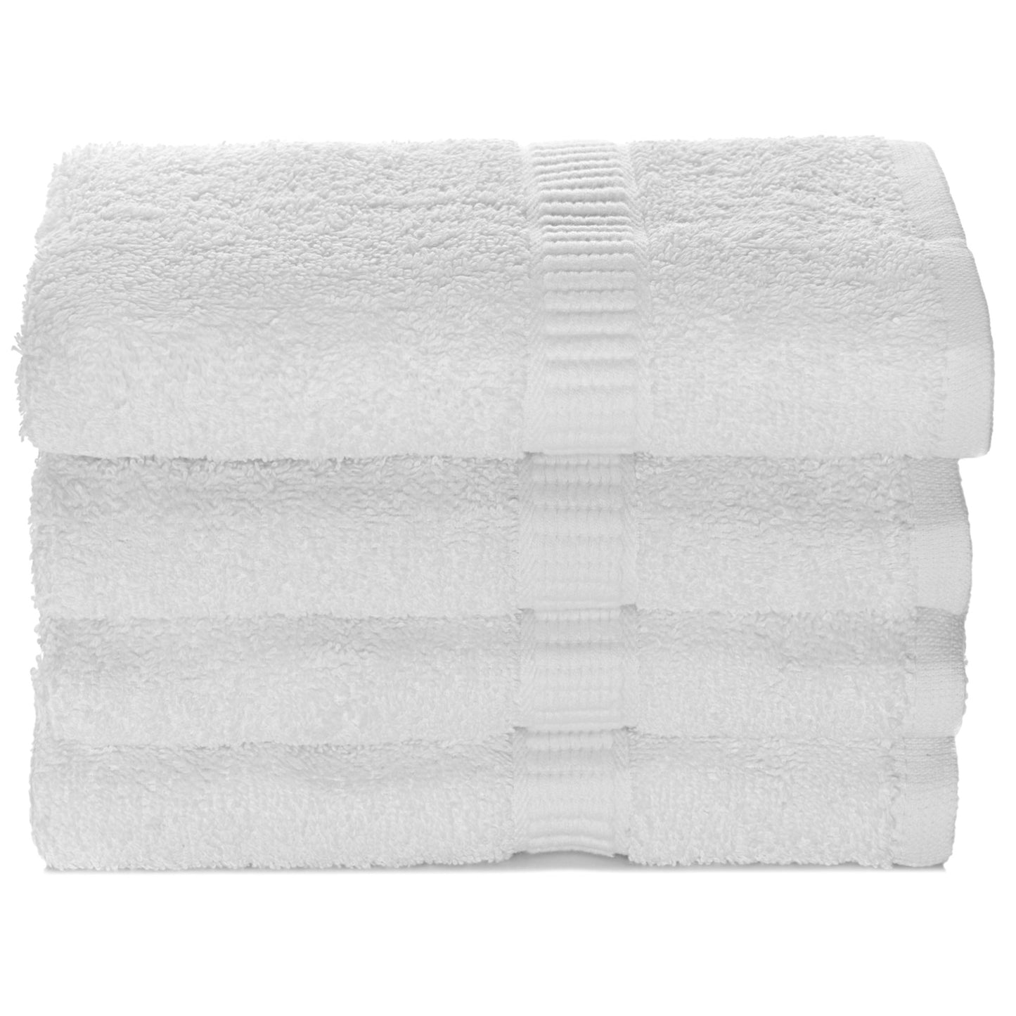 PACK of 20 Alurri Luxury Hand Towels by Super Soft- 16x28 inch White