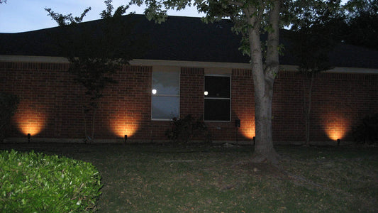 Hampton Bay Low-Voltage LED Black Outdoor Flood Light (4-Pack)