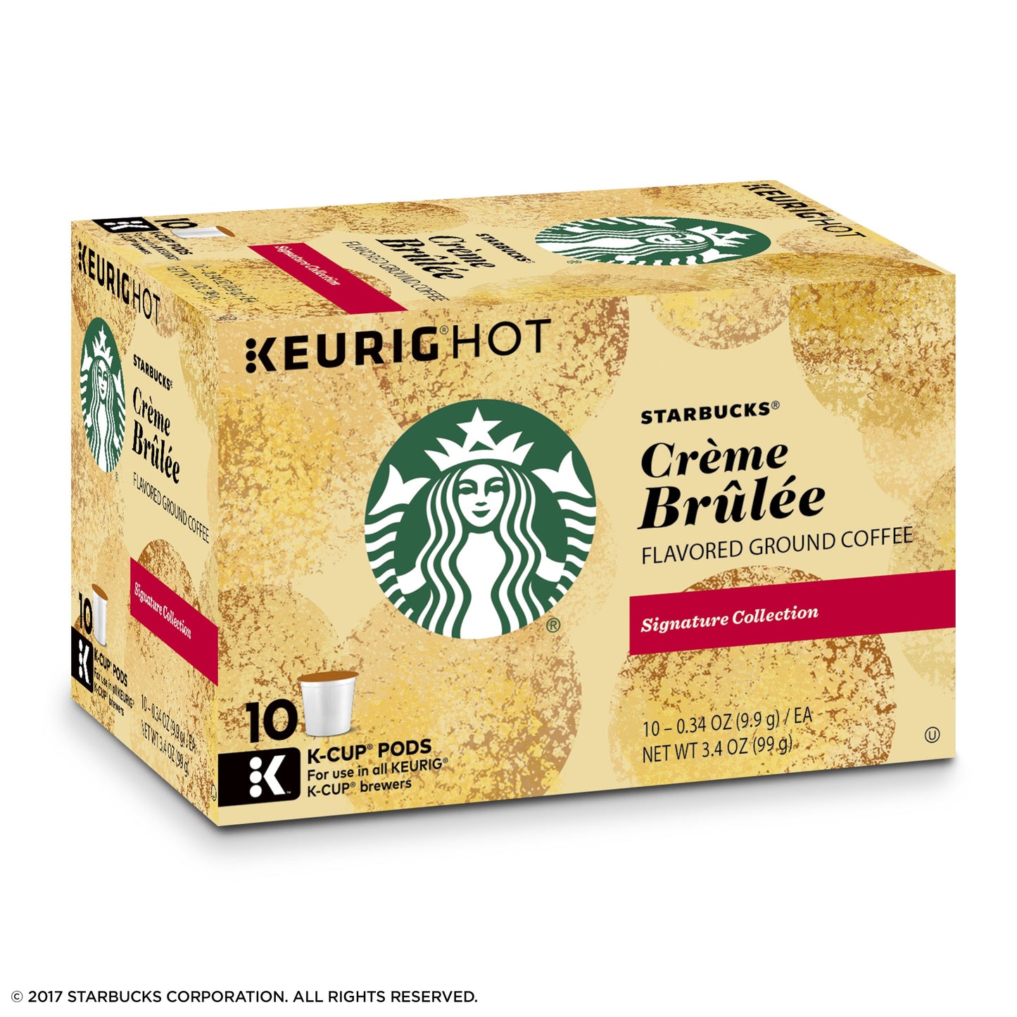 Starbucks Crème Brulée Roast K CUP Coffee for Keurig 60 COUNT BBD JAN 2020