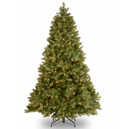 National Tree Downswept Douglas Tree With Clear Lights , 7.5 Feet