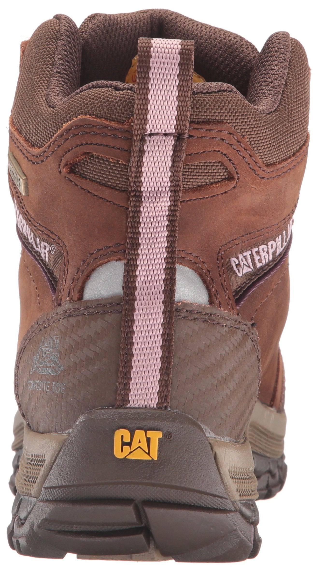 Caterpillar Women's Ally 6" Waterproof Comp Toe Industrial and Construction Shoe, Brown, 6.5 M US