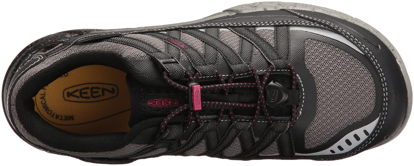 KEEN Utility Women's Asheville at ESD Work Shoe, Black/Gargoyle, 6.5 M US