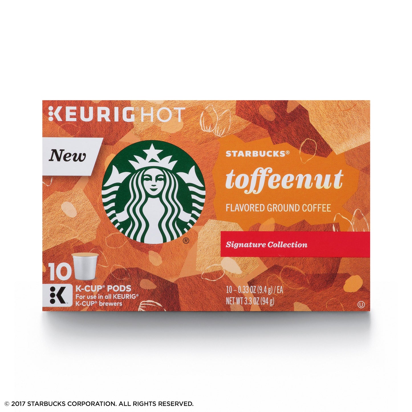 Starbucks Toffeenut Medium Roast Coffee K Cups for Keurig 60 Count BBD Jan 2020