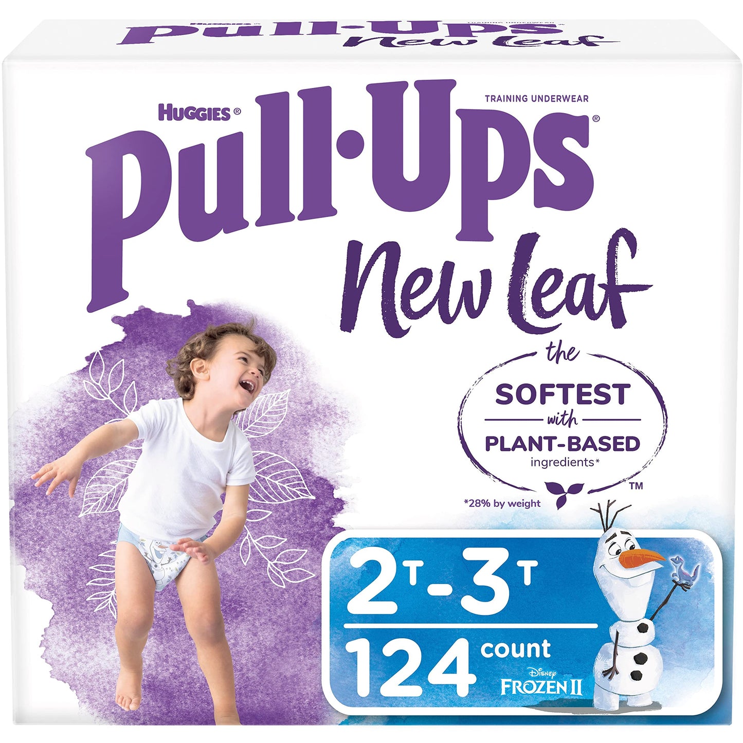 Pull-Ups New Leaf Boys' Disney Frozen 2T-3T, 124 Ct