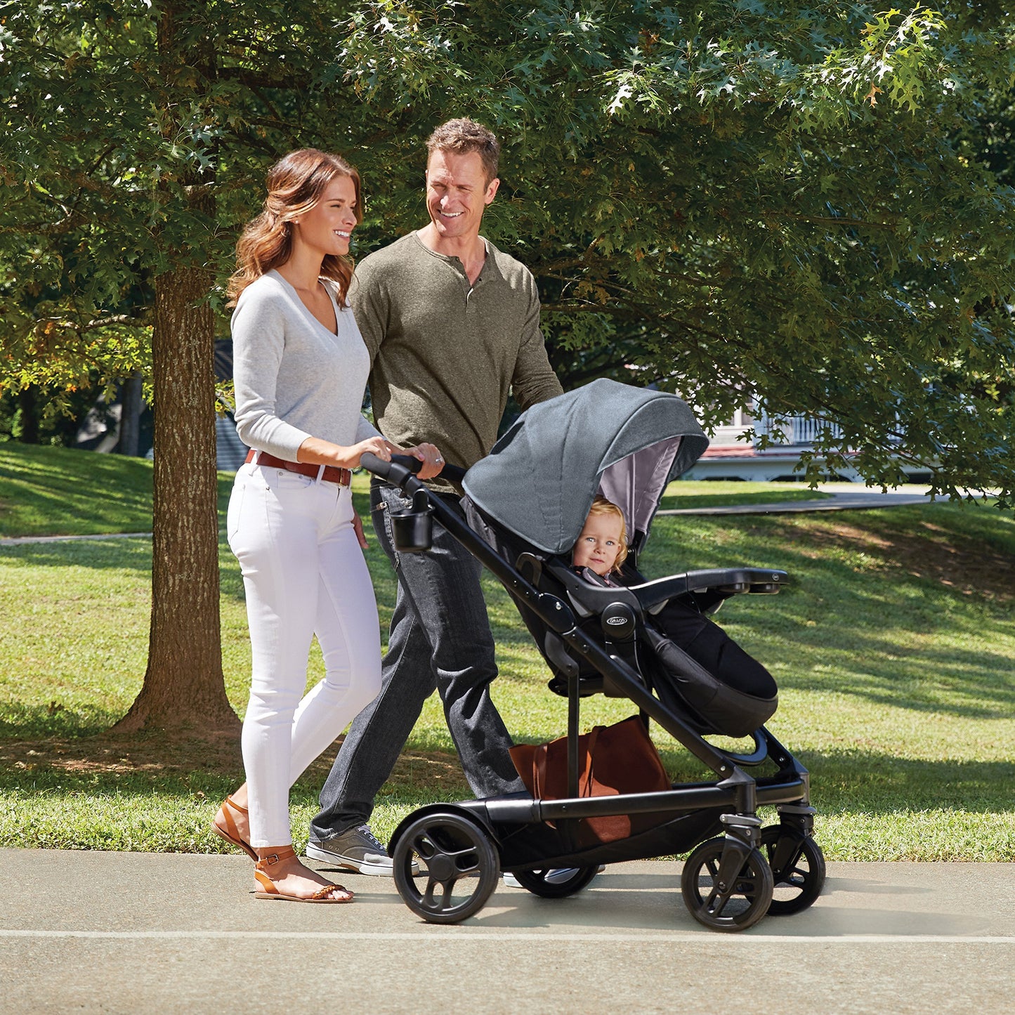 Graco UNO2DUO 2032495 Travel System, Hazel (Pink Lining) Stroller ONLY