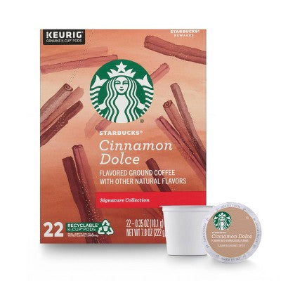 176 Count Starbucks Cinnamon Dolce K-Cup Coffee Pods Best Before November 2020