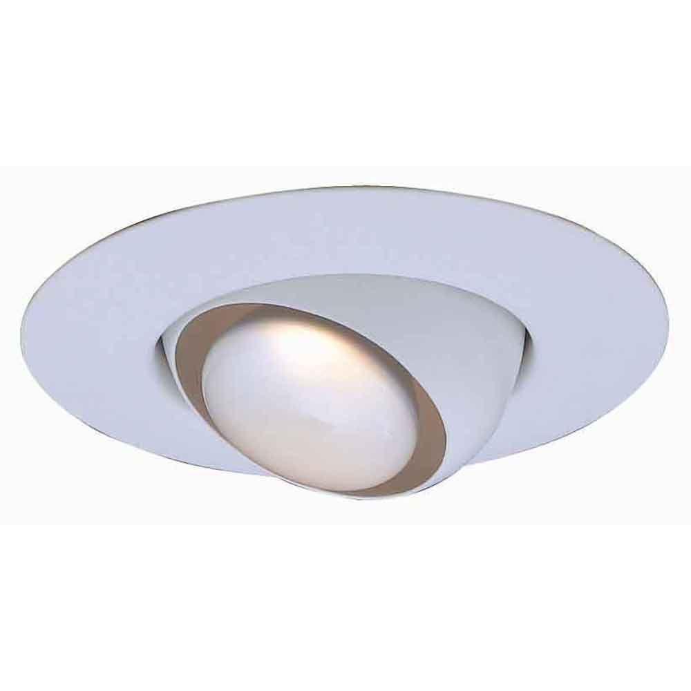 Commercial Electric 6 in. R30 White Recessed Eyeball Trim