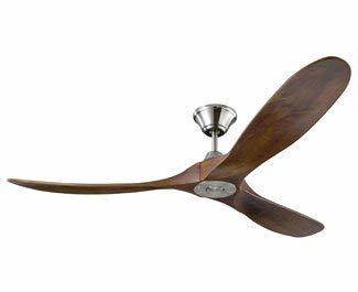 Monte Carlo 3MAVR60BS Maverick Energy Star 60'' Outdoor Ceiling Fan with Remot..