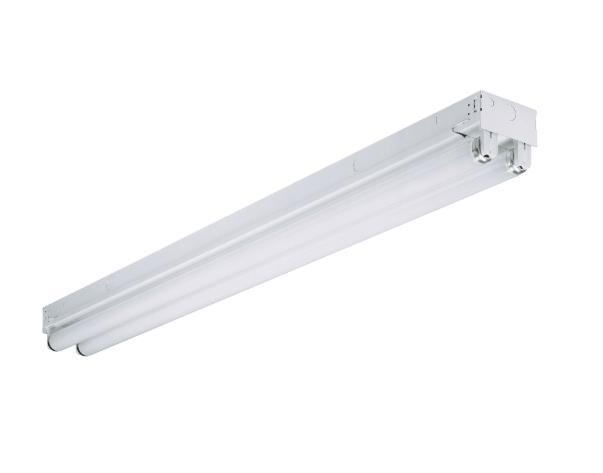 Lithonia Lighting C 240 120 MBE 2INKO 4-Foot 2-Light T12, White With Dents