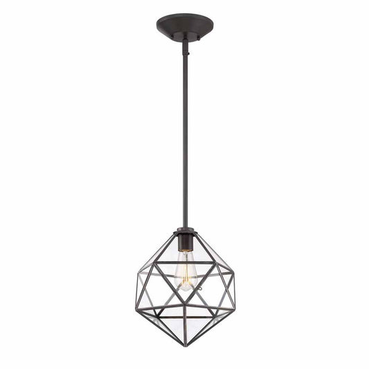 Home Decorators Collection 1-Light English Bronze Hanging Pendant