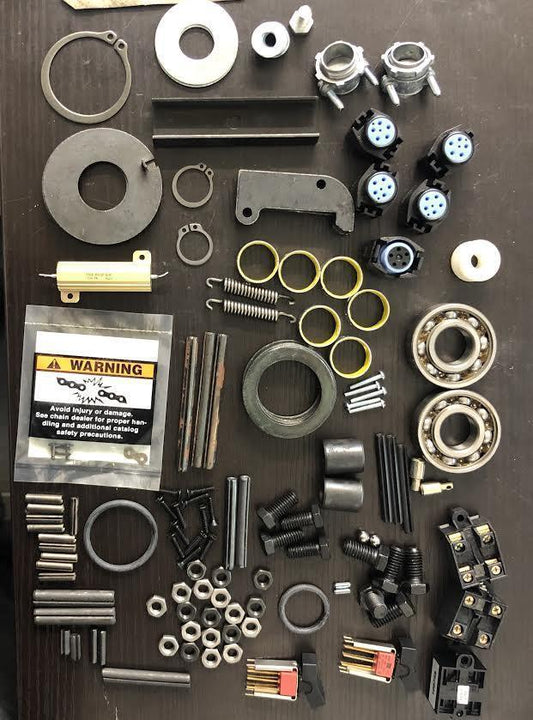 HARDWARE PACK PIN ROLL, NUTS, PIN SPRING, FLATWASHER, SCREW #6, O RING AND MORE