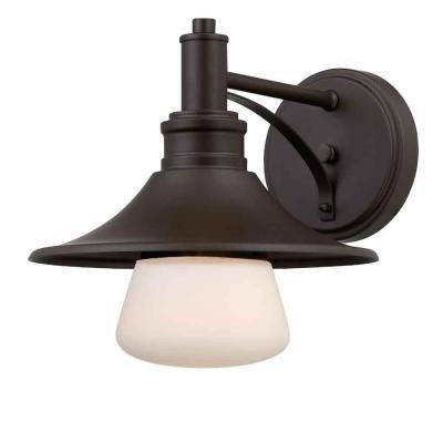 Home Decorators Collection Hyannis 1-light Outdoor Bronze Wall Lantern