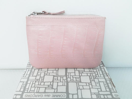 RARE Comme Des Garçons Reptile Patchwork Wallet SA8100RP (Pink)