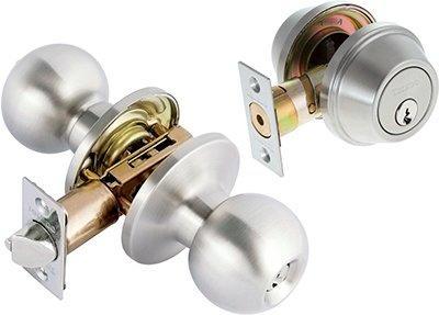 Toledo Fine Locks V1501AVUS32D Toledo Avila SS Single CYL COMBO SET