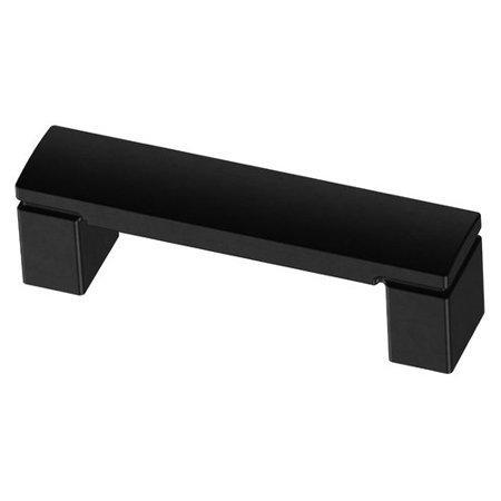 3 in. (76mm) Flat Black Simply Geometric Drawer Pull LOT OF 2