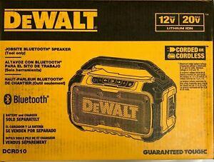 DEWALT DCR010 20V Max Bluetooth Jobsite Speaker (Tool Only)