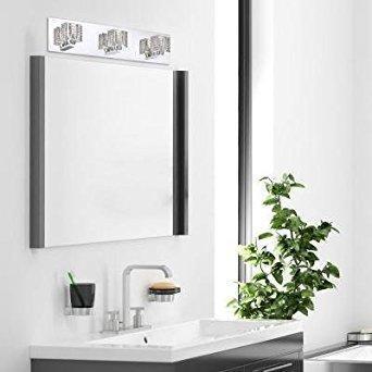 Hampton Bay 25723-HBU Olivet 3-Light Chrome Bath Light