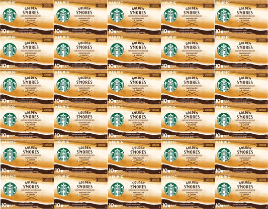 HUGE LOT 300 Starbucks Golden S'mores Blonde Roast K-Cup Best Before 12/2019
