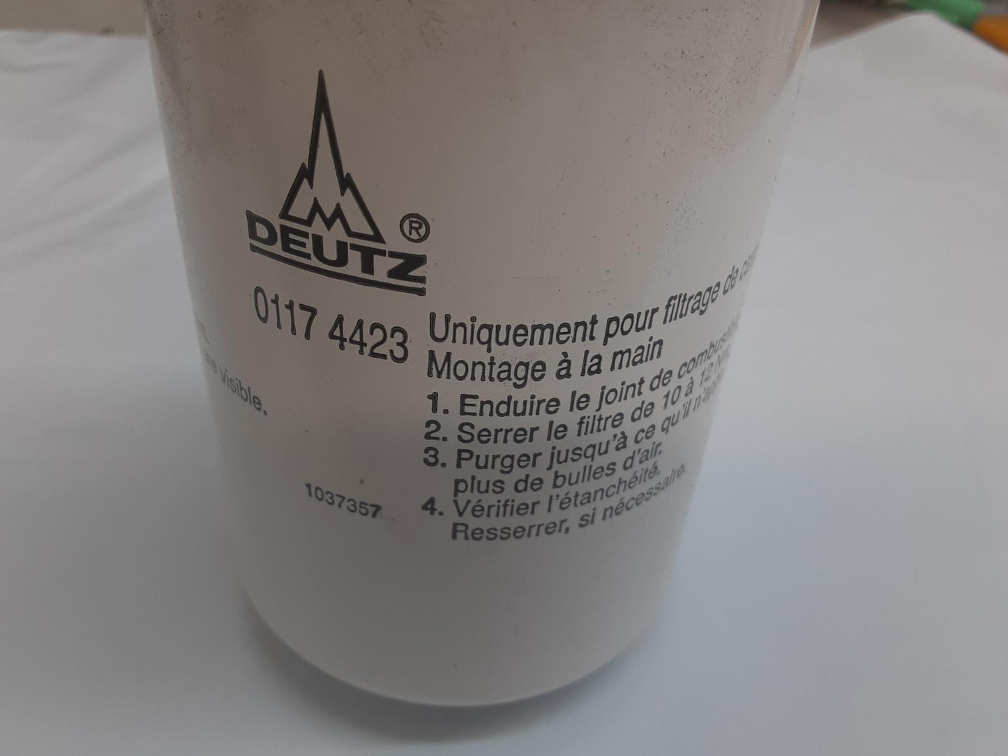 Deutz spin-on fuel filter, Made in Germany, 01174423 (4 pack)