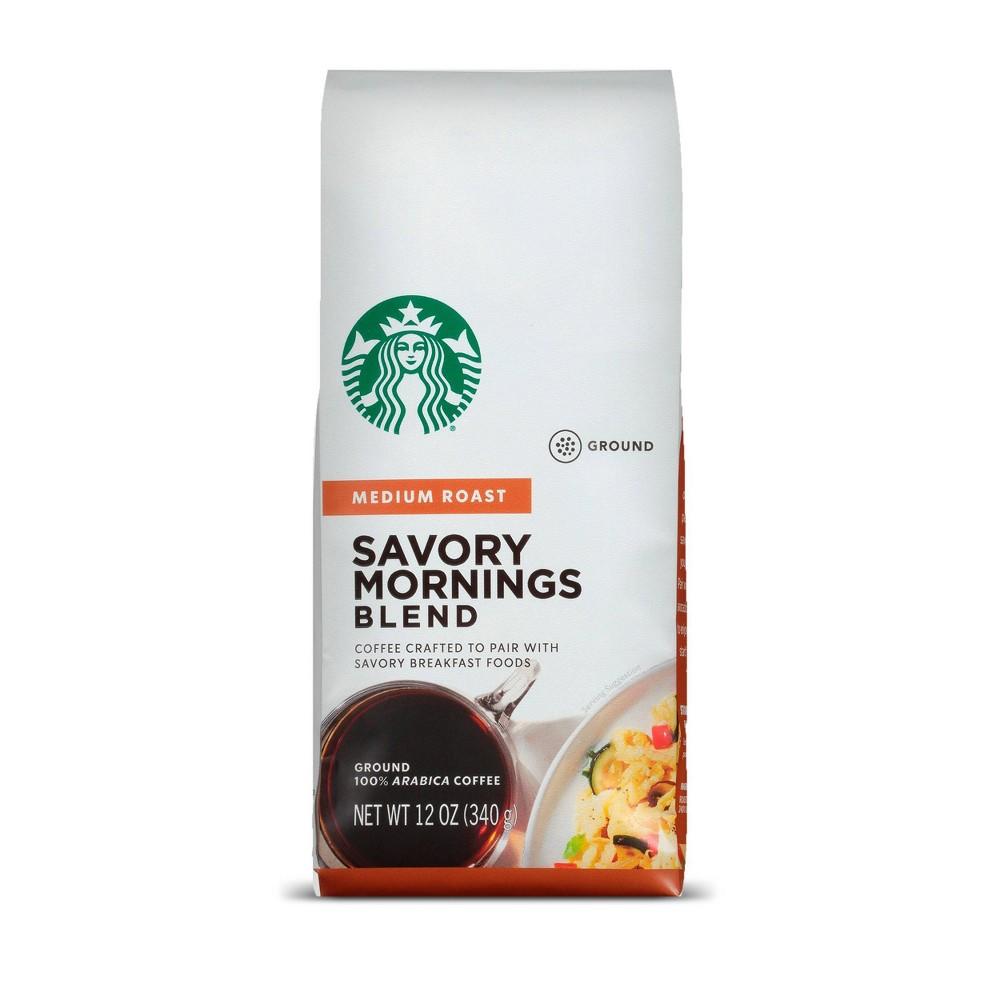 2 PACK Starbucks Savory Mornings Medium Roast Ground Coffee - 12oz BB JAN 2020