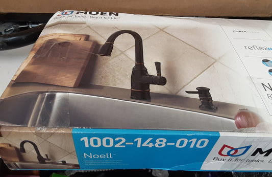 Moen 87791BRB Noell Pulldown Kitchen Faucet Mediterranean Bronze Finish