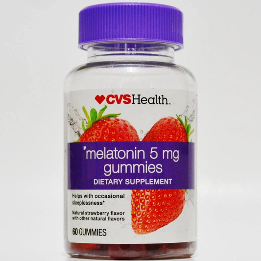 Cvs Health Melatonin Dietary Supplements- 5 Mg Gummies- 60 Gummies, Exp08/20