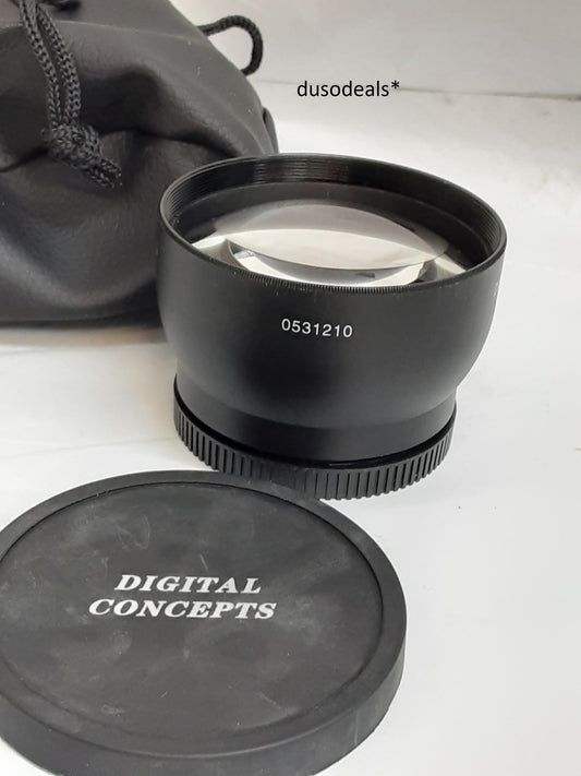 Digital Concepts 2x High Speed Pro AF Deluxe Super Telephoto Lens, 52 MM 0531210