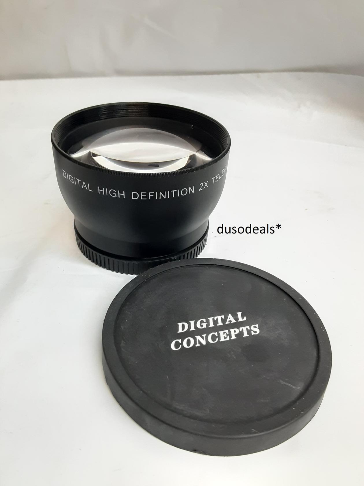 Digital Concepts 2x High Speed Pro AF Deluxe Super Telephoto Lens, 52 MM 0531210