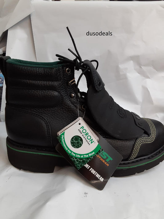 Hytest Footrests 6" Black, Met Guard, EH, 08144, Size 11 B, Mens