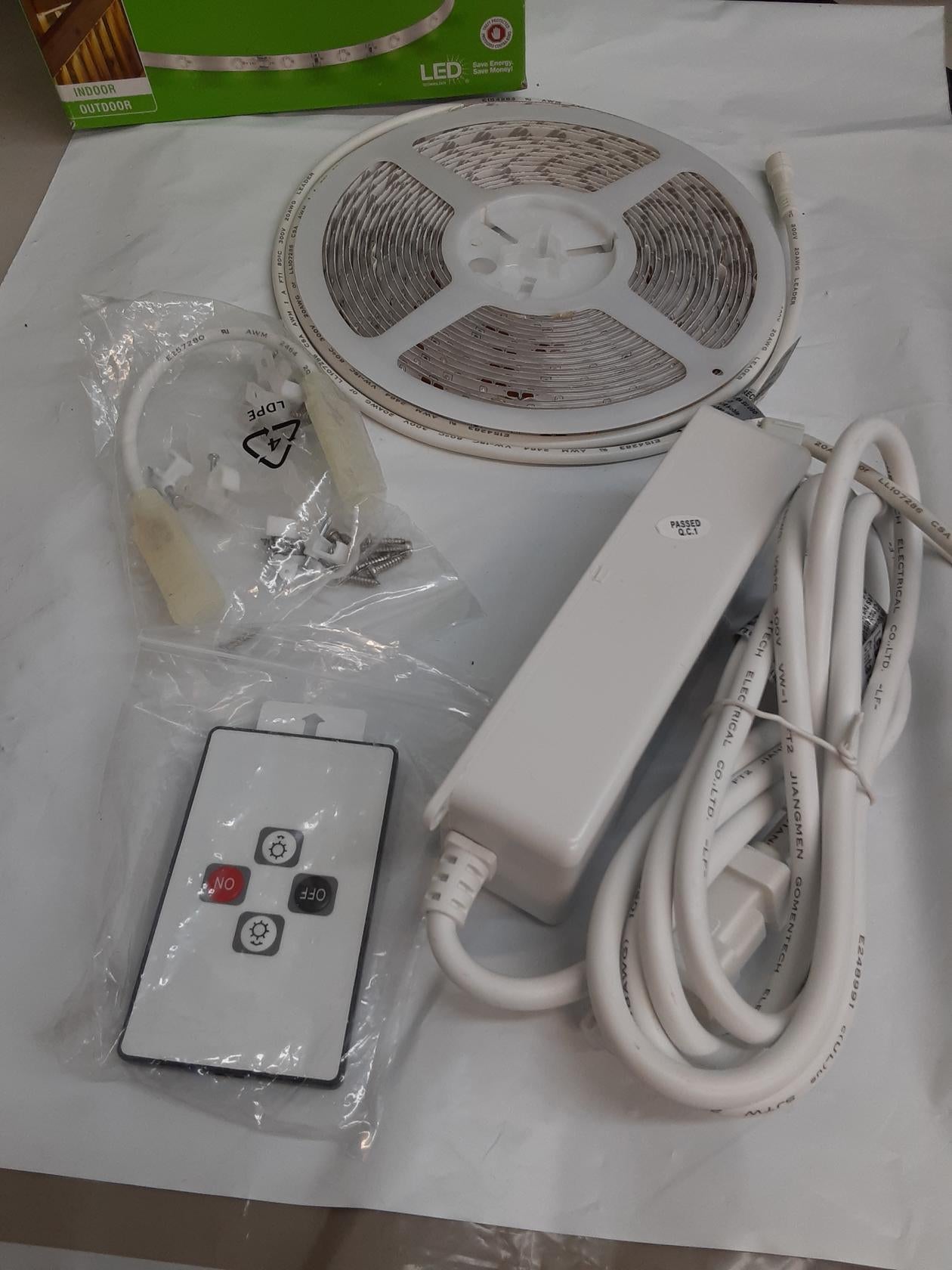 Commercial Electric 24 ft. LED Warm White Indoor/Outdoor Tape Light Kit