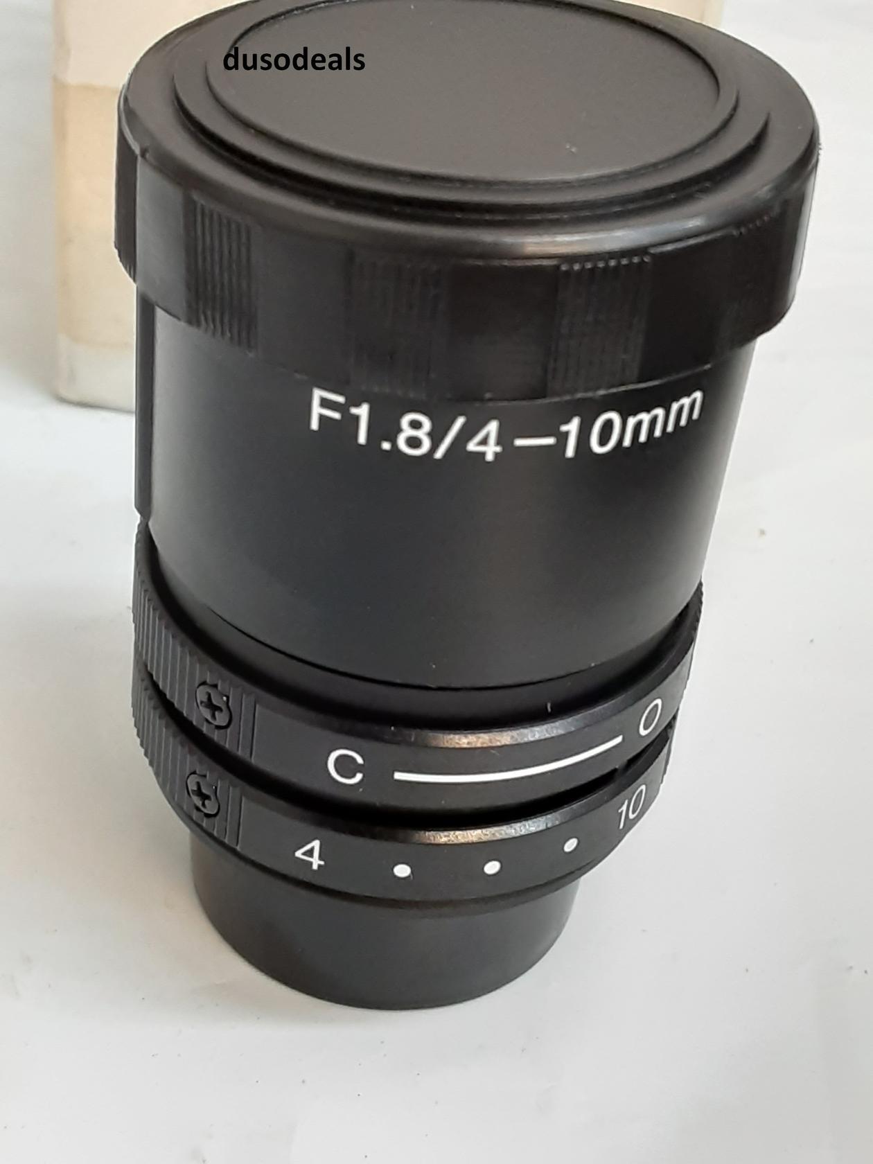 LMVZ41 1/2" 4-10MM F1.8 MANUAL IRIS VARI-FOCAL CS-MOUNT LENS