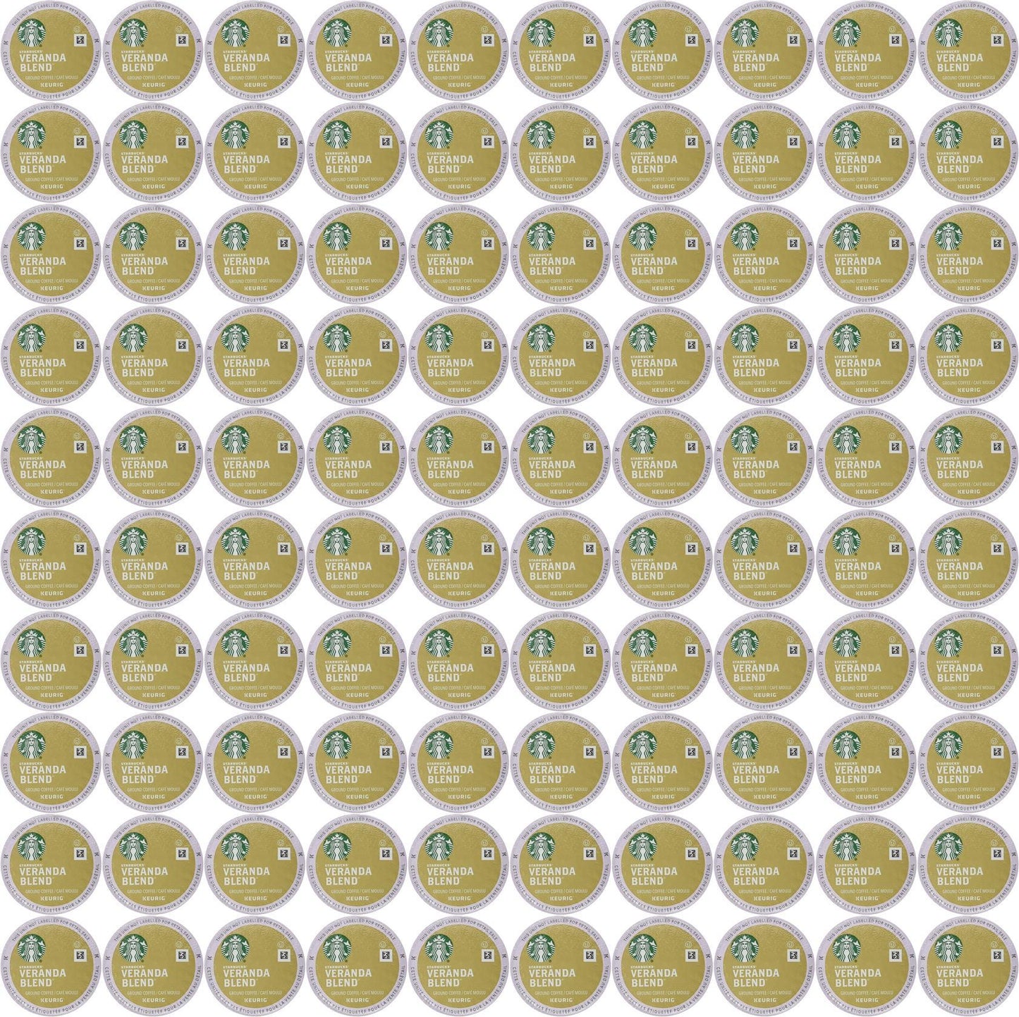 100 COUNT Starbucks Veranda Blend K Cups Best Before December 2020