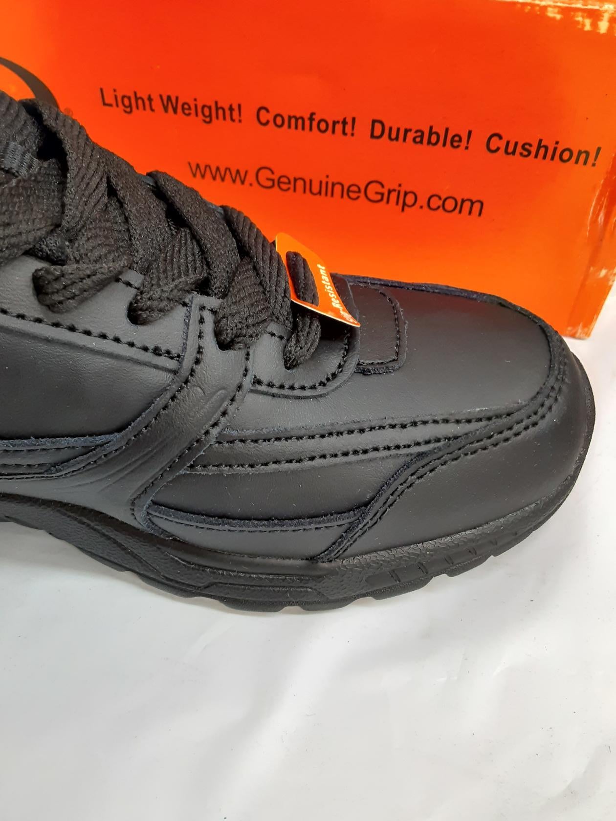 Genuine Grip Jogger, 1110, Unisex, Mens: 5/ Women: 7 Wide, Black Slip Resistant