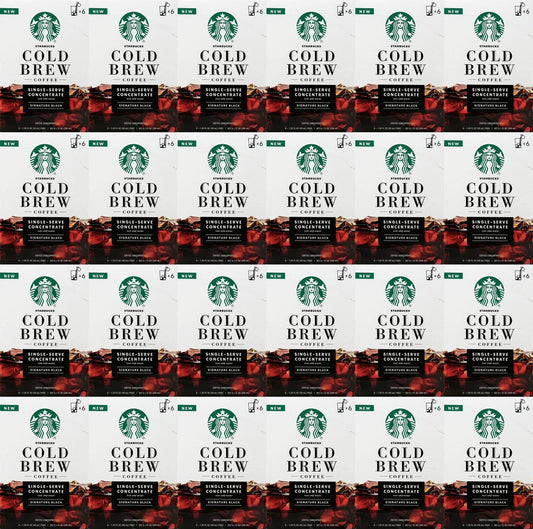 144 Starbucks Cold Brew Medium Roast Concentrate Black Best Before November 2020