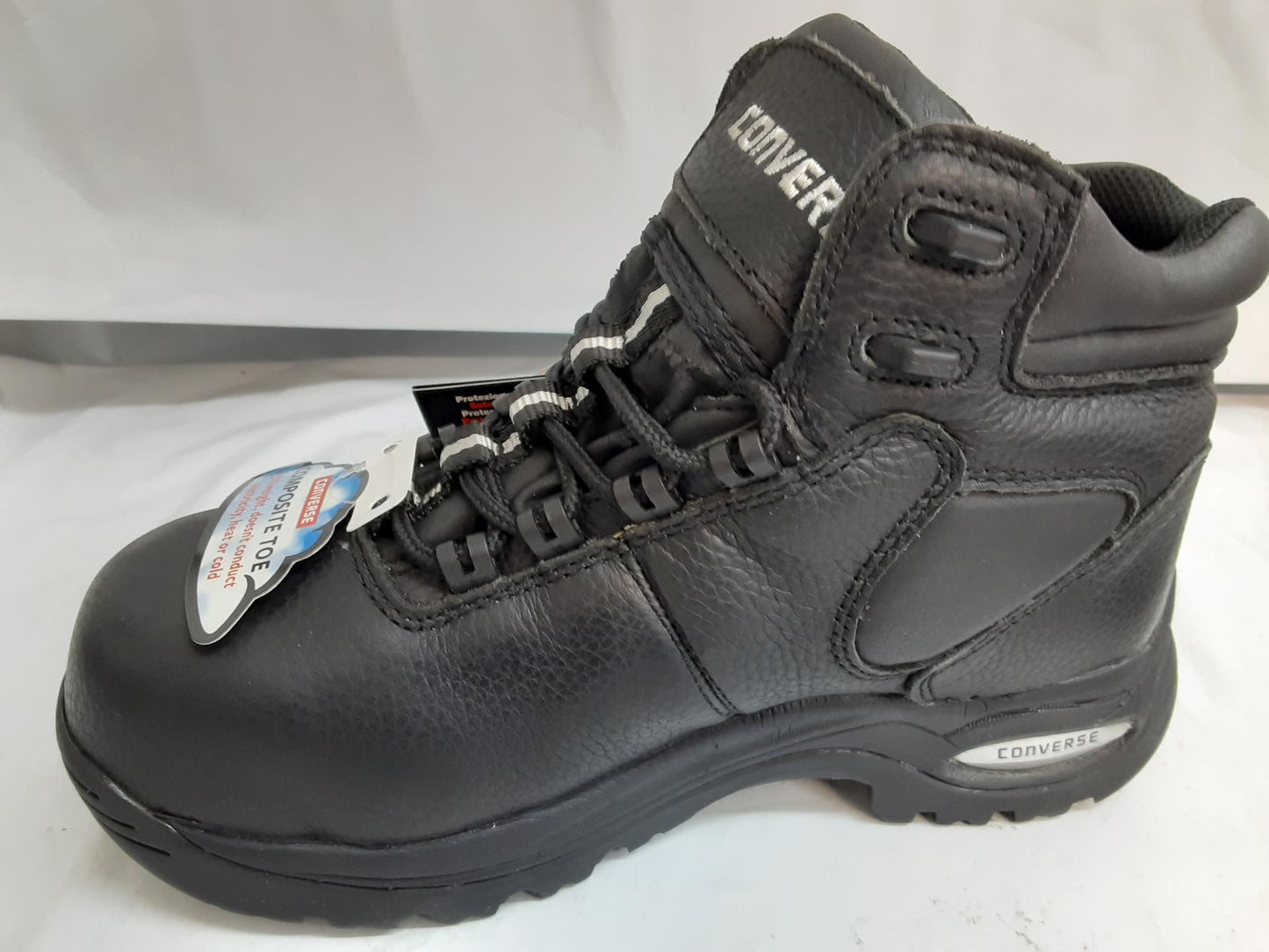 Converse Work Hiker Boot, 6", Black, Size 5 Medium, Mens, C6765