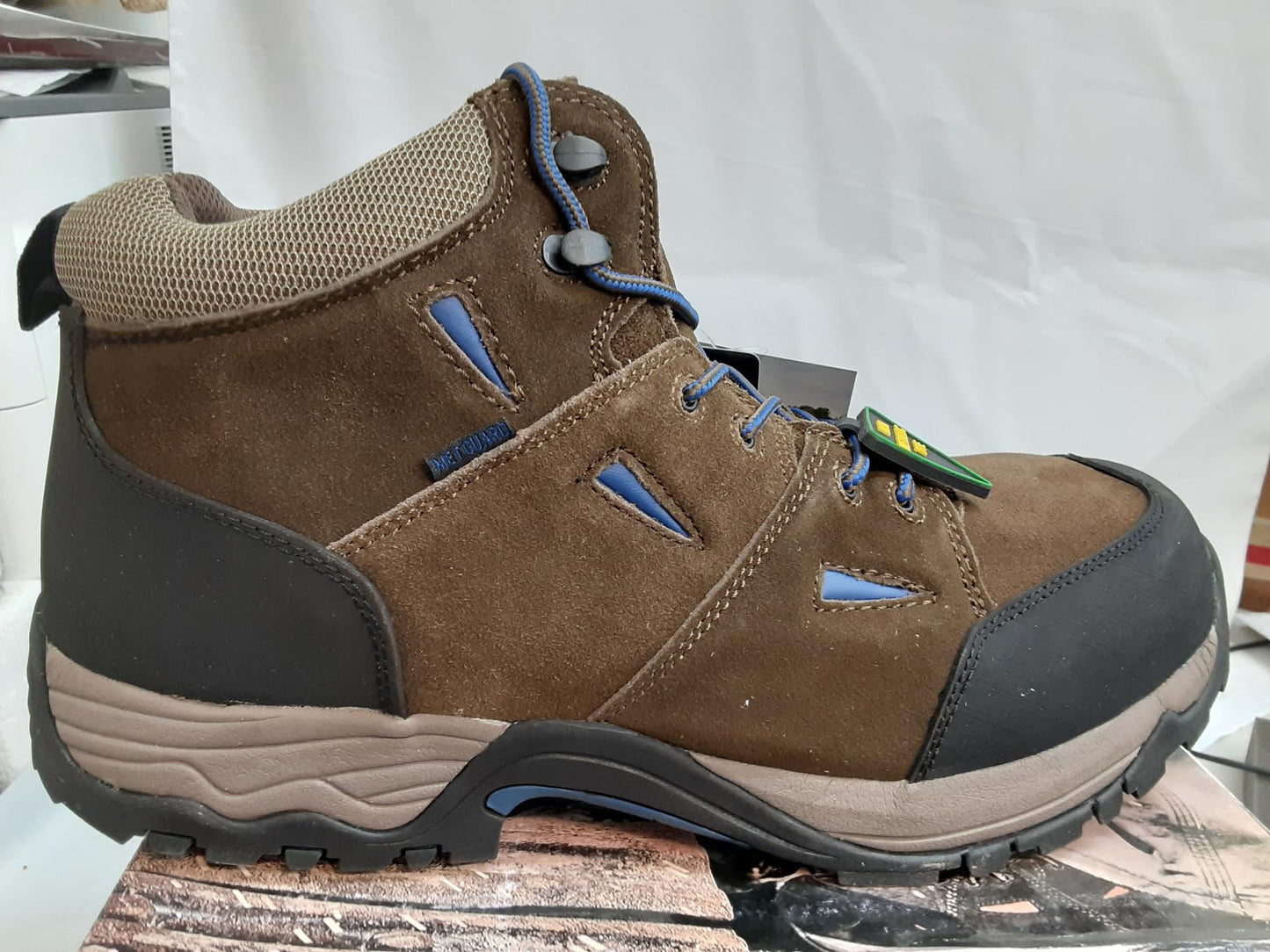 McRae Brown Suede Comp Toe Hiker, MR83716, Size 13Wide, Mens