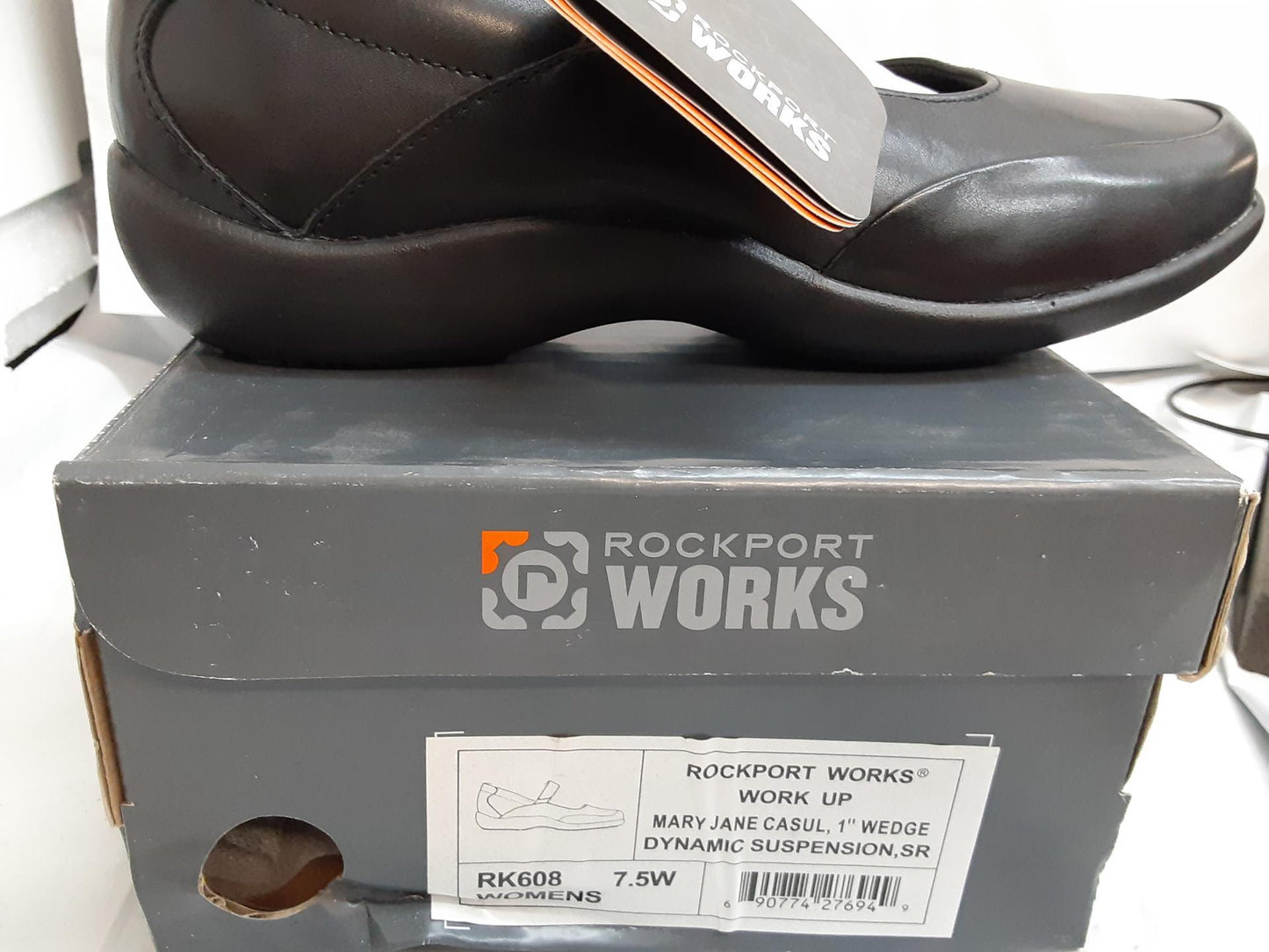 Rockport Works MaryJane Casual 1"Wedge, w/ DS, SR, Size: 7.5 Wide Womens