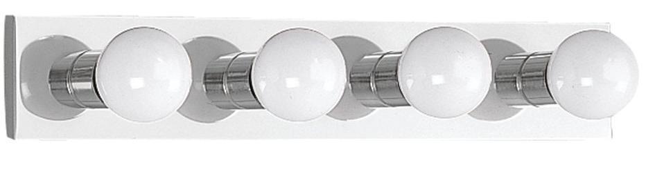 Sea Gull Lighting 4738-05 Center Stage Bathroom Light, Chrome