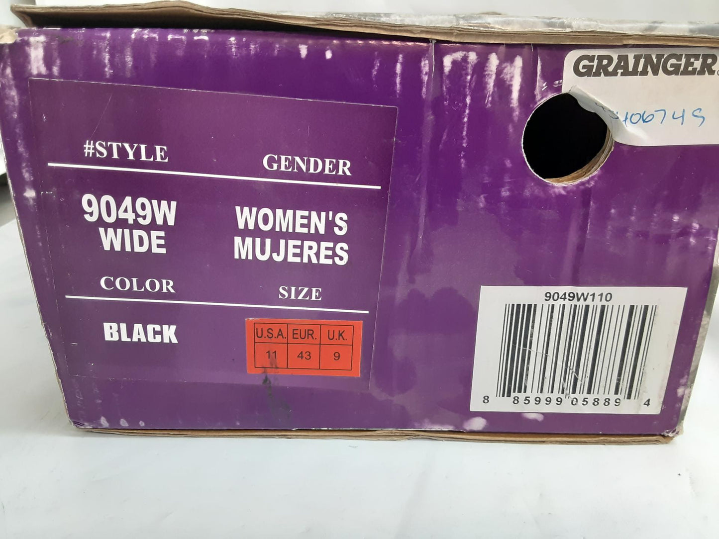 Shoes for Crews Grainger, Black, 9049W110, Size- 11 Wide Women