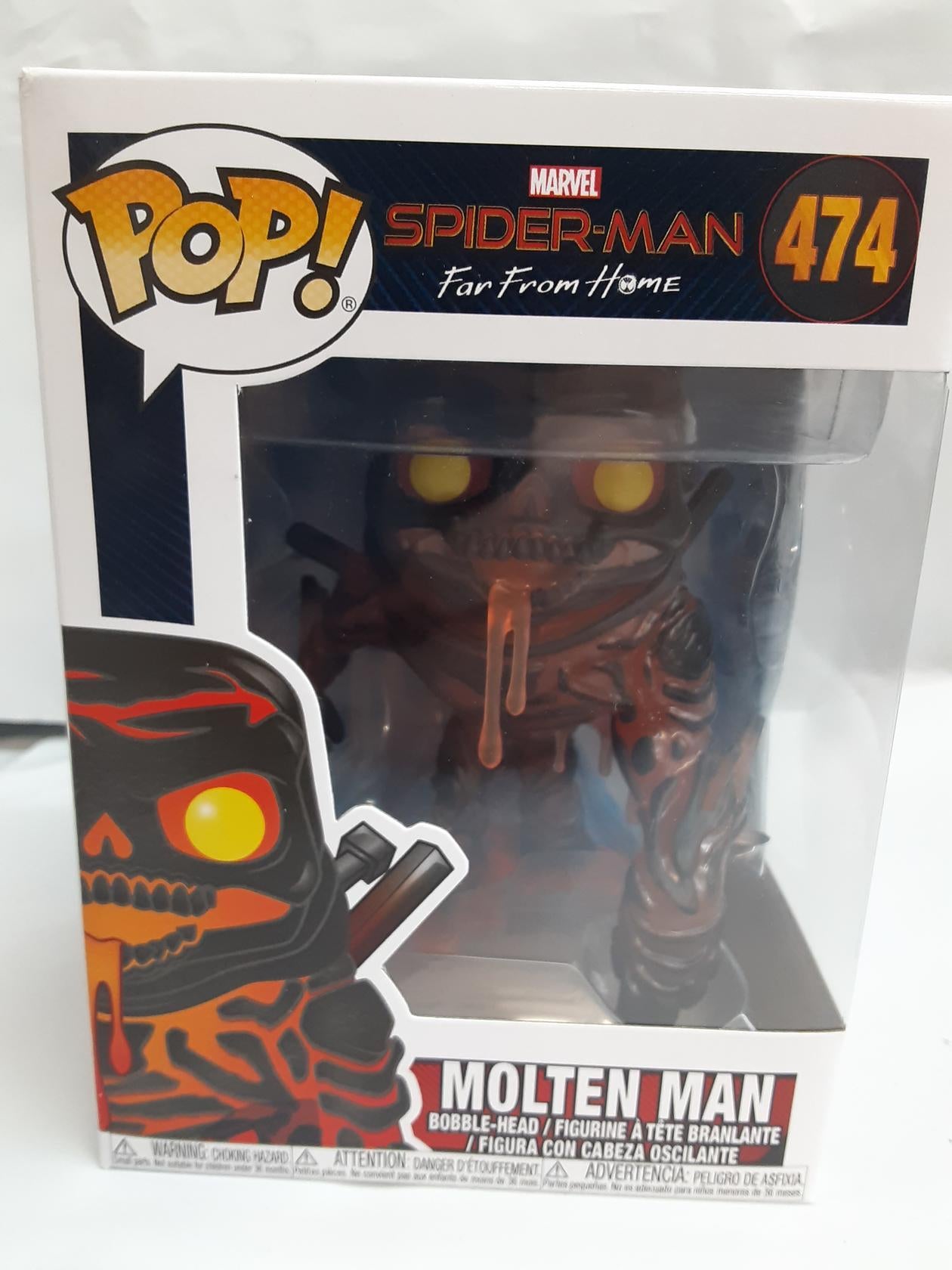 Funko Pop! Marvel: Spider,Man Far from Home - Molten Man -NEW-