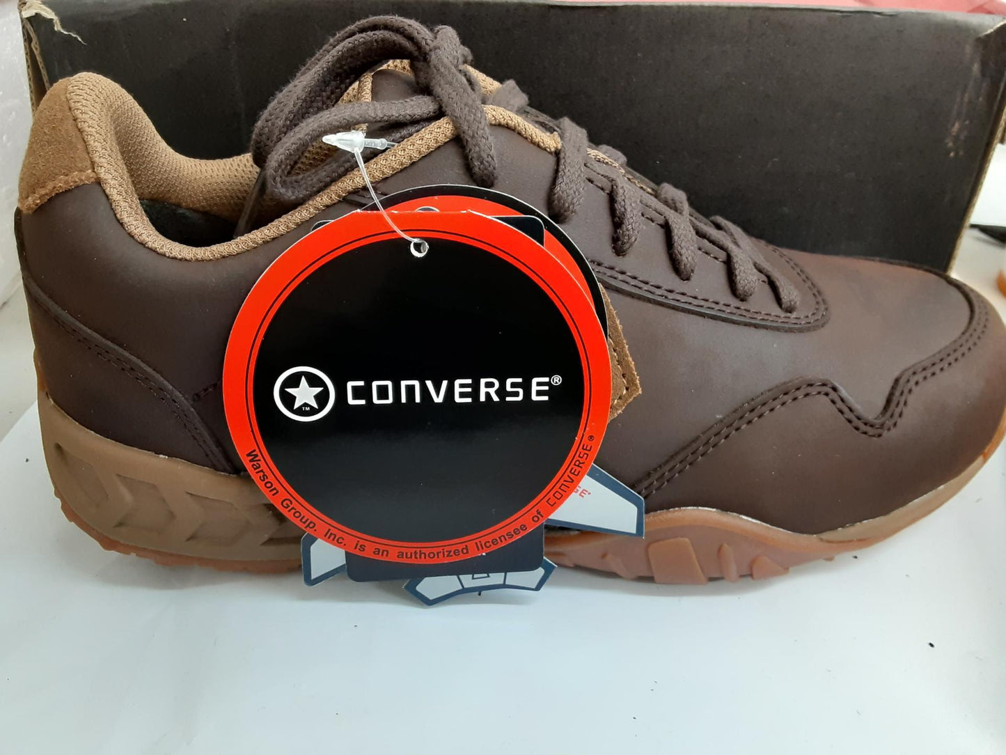 Converse Work -Low Profile- Euro Casual- Brown- Soft Toe- 7.5 Wide-C941-